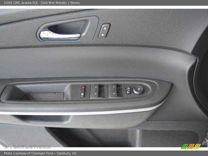 Gold Mist Metallic / Ebony 2009 GMC Acadia SLE