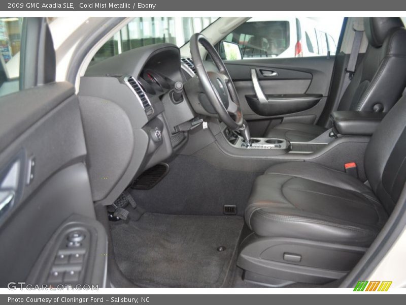 Gold Mist Metallic / Ebony 2009 GMC Acadia SLE