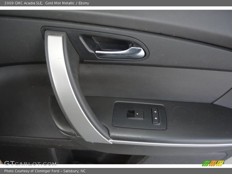Gold Mist Metallic / Ebony 2009 GMC Acadia SLE