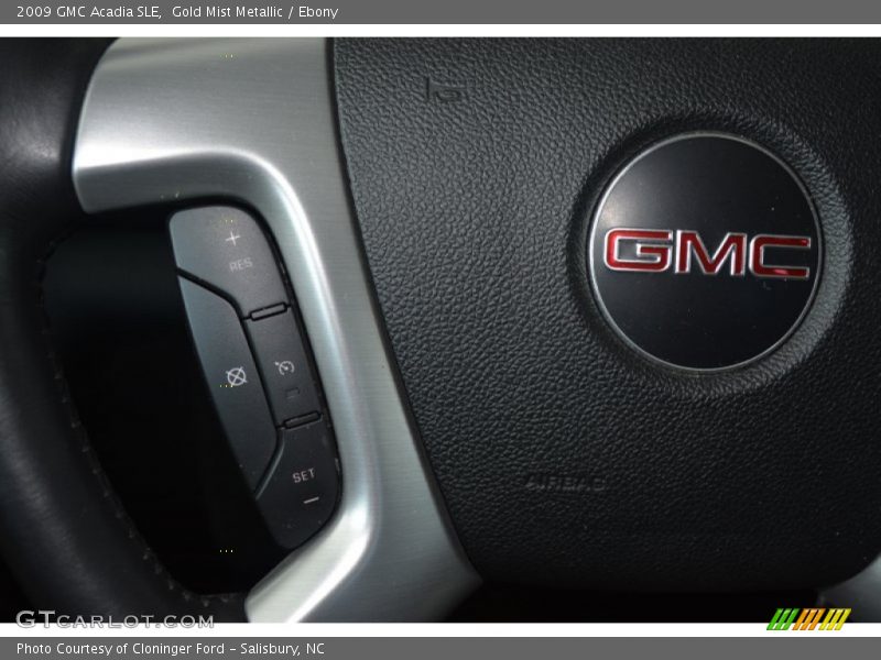 Gold Mist Metallic / Ebony 2009 GMC Acadia SLE