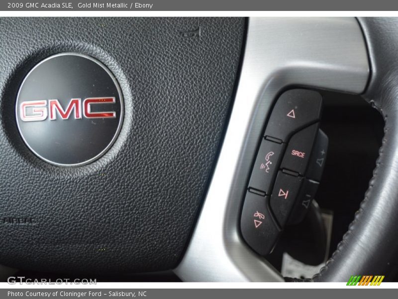 Gold Mist Metallic / Ebony 2009 GMC Acadia SLE
