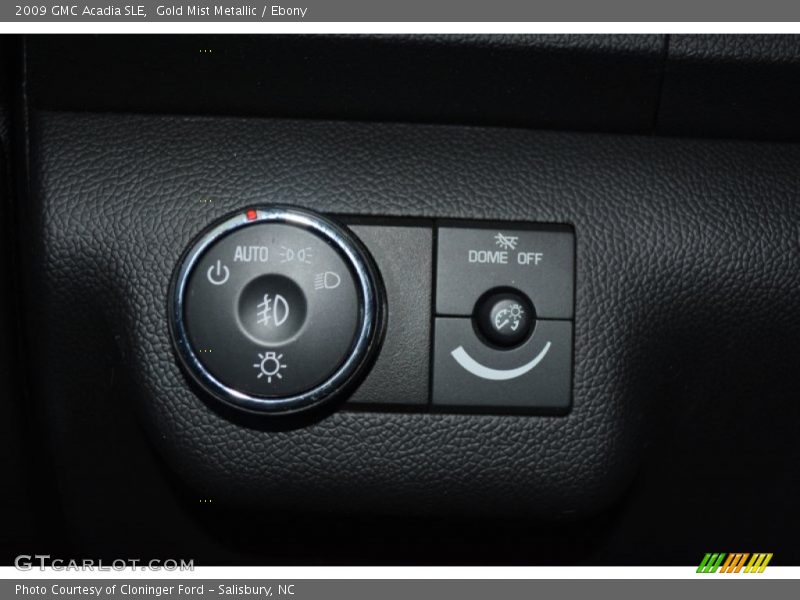 Gold Mist Metallic / Ebony 2009 GMC Acadia SLE