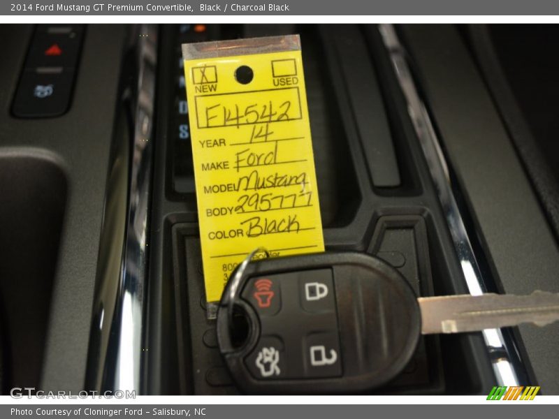 Black / Charcoal Black 2014 Ford Mustang GT Premium Convertible
