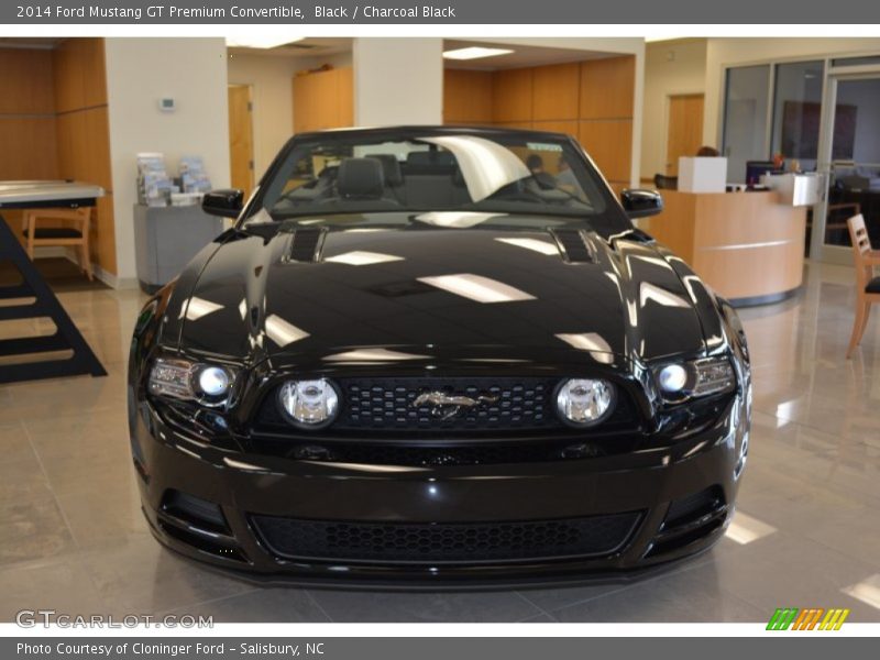 Black / Charcoal Black 2014 Ford Mustang GT Premium Convertible