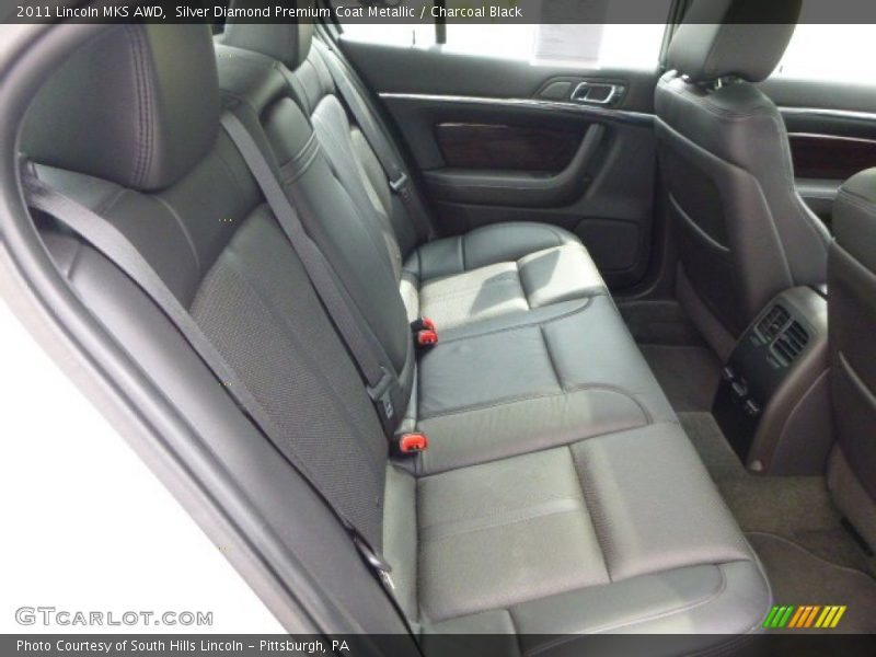 Silver Diamond Premium Coat Metallic / Charcoal Black 2011 Lincoln MKS AWD