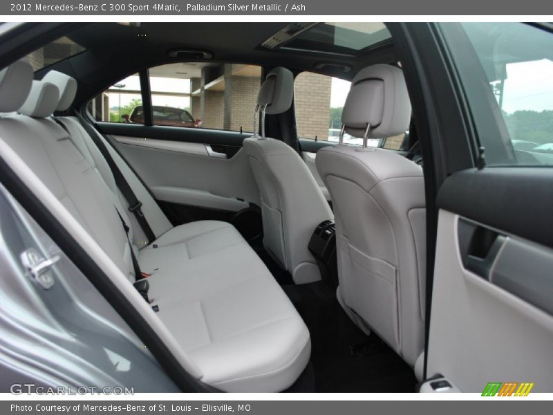Palladium Silver Metallic / Ash 2012 Mercedes-Benz C 300 Sport 4Matic