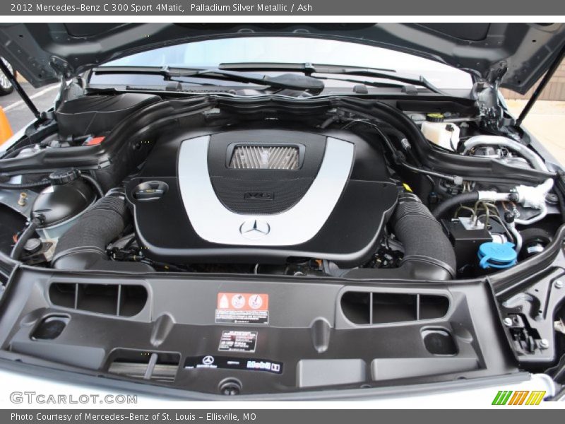 Palladium Silver Metallic / Ash 2012 Mercedes-Benz C 300 Sport 4Matic