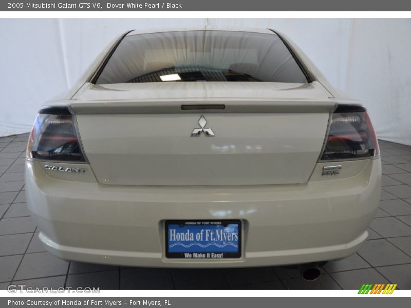 Dover White Pearl / Black 2005 Mitsubishi Galant GTS V6