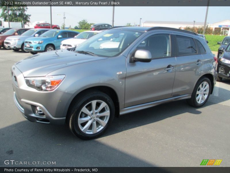 Mercury Gray Pearl / Black 2012 Mitsubishi Outlander Sport SE 4WD
