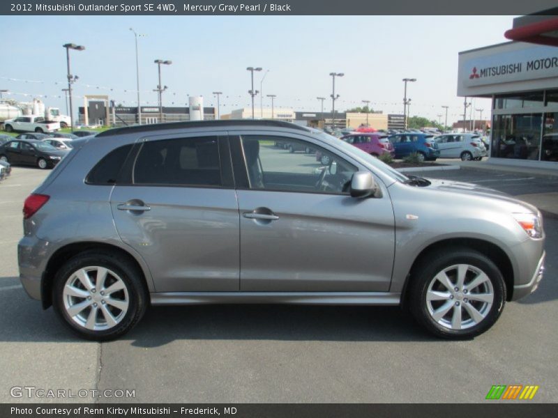 Mercury Gray Pearl / Black 2012 Mitsubishi Outlander Sport SE 4WD