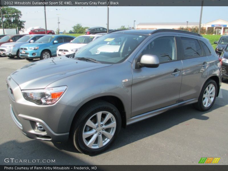 Mercury Gray Pearl / Black 2012 Mitsubishi Outlander Sport SE 4WD