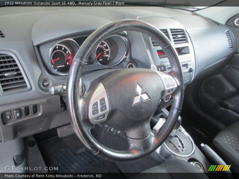 Mercury Gray Pearl / Black 2012 Mitsubishi Outlander Sport SE 4WD