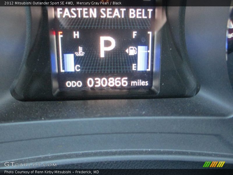 Mercury Gray Pearl / Black 2012 Mitsubishi Outlander Sport SE 4WD