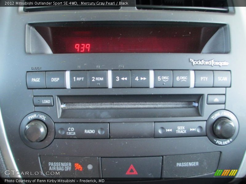 Mercury Gray Pearl / Black 2012 Mitsubishi Outlander Sport SE 4WD