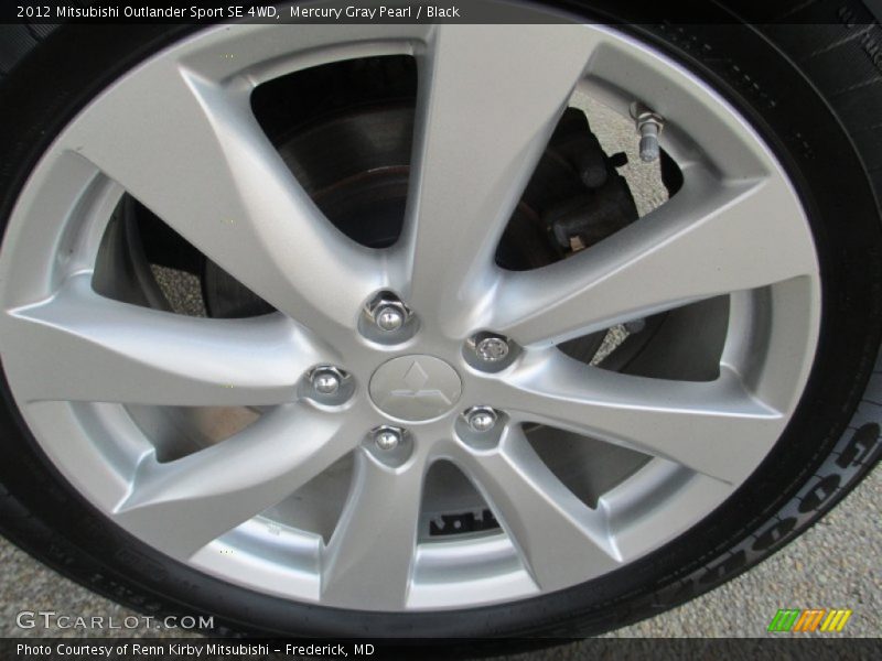 Mercury Gray Pearl / Black 2012 Mitsubishi Outlander Sport SE 4WD