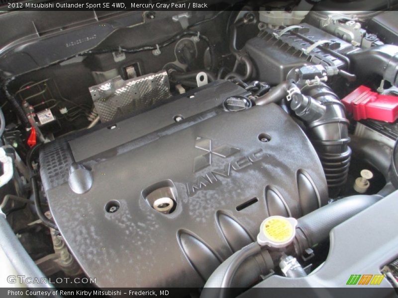 Mercury Gray Pearl / Black 2012 Mitsubishi Outlander Sport SE 4WD