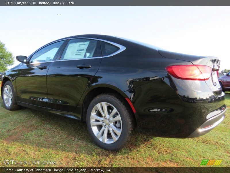 Black / Black 2015 Chrysler 200 Limited