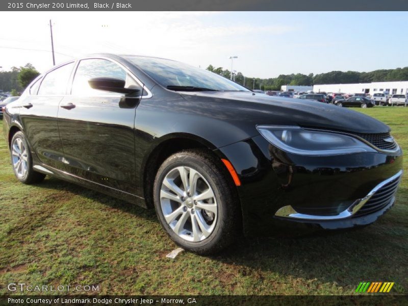 Black / Black 2015 Chrysler 200 Limited