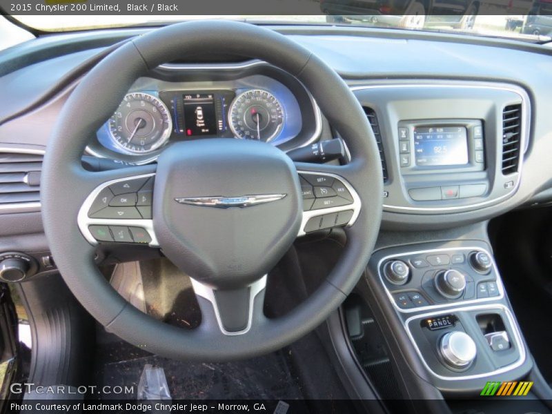 Black / Black 2015 Chrysler 200 Limited