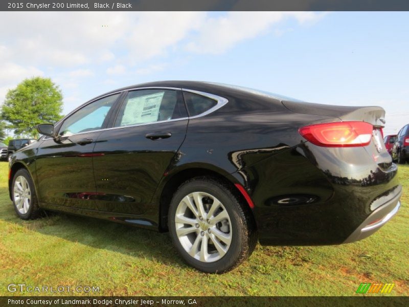 Black / Black 2015 Chrysler 200 Limited