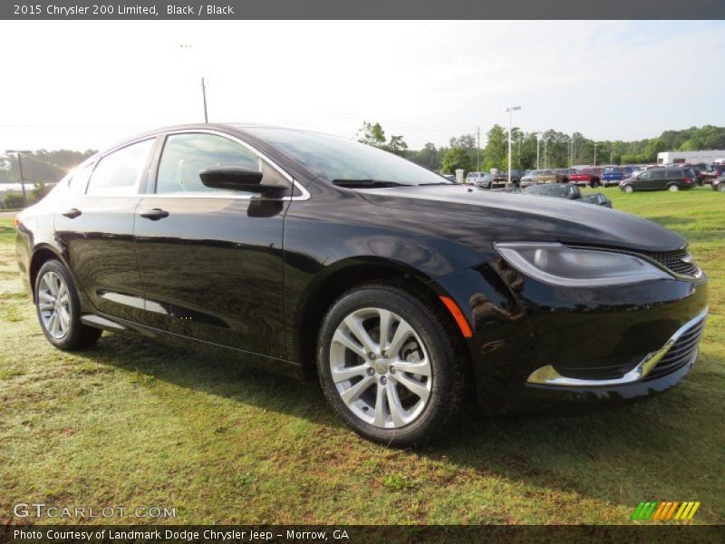 Black / Black 2015 Chrysler 200 Limited