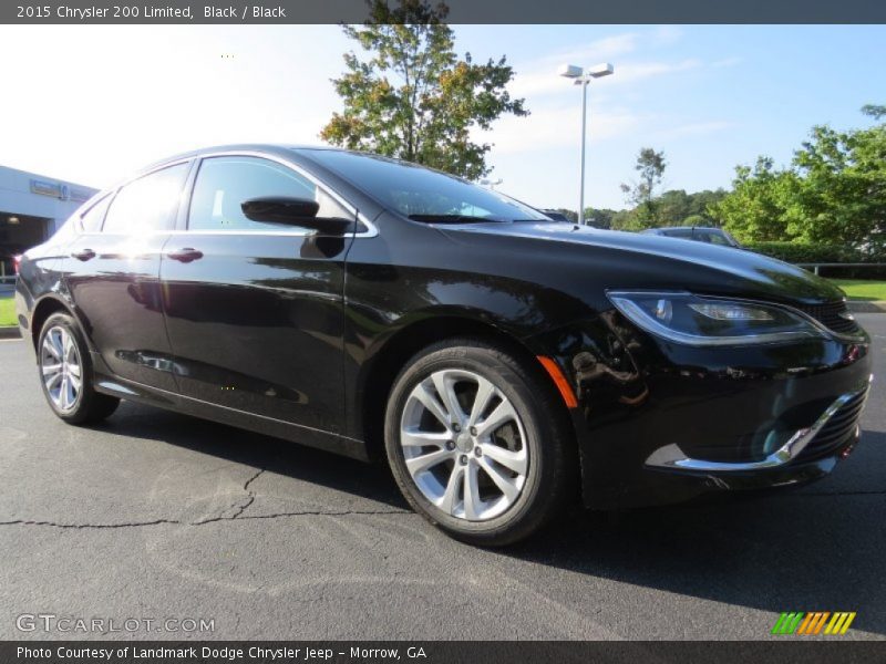 Black / Black 2015 Chrysler 200 Limited