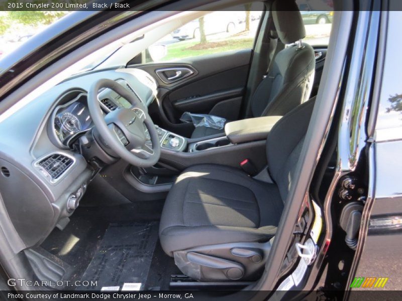 Black / Black 2015 Chrysler 200 Limited