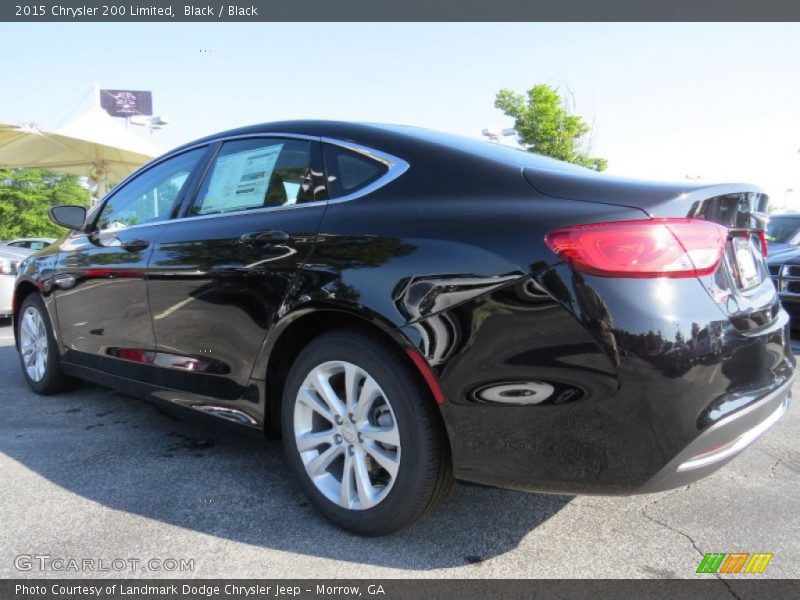 Black / Black 2015 Chrysler 200 Limited