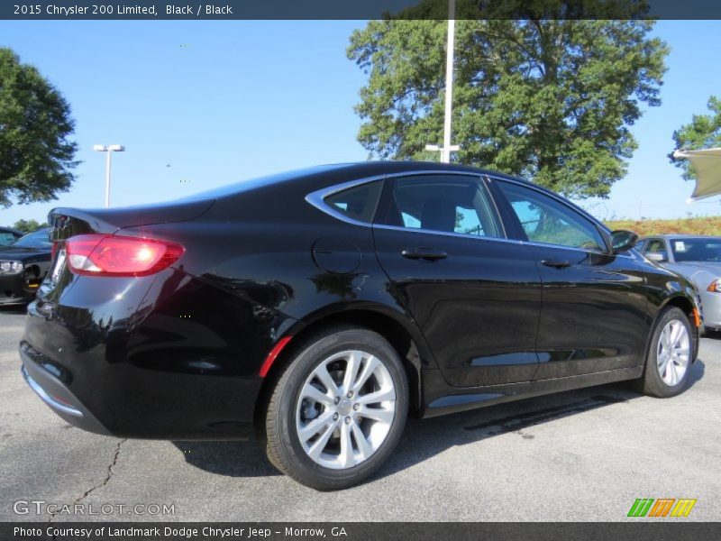 Black / Black 2015 Chrysler 200 Limited