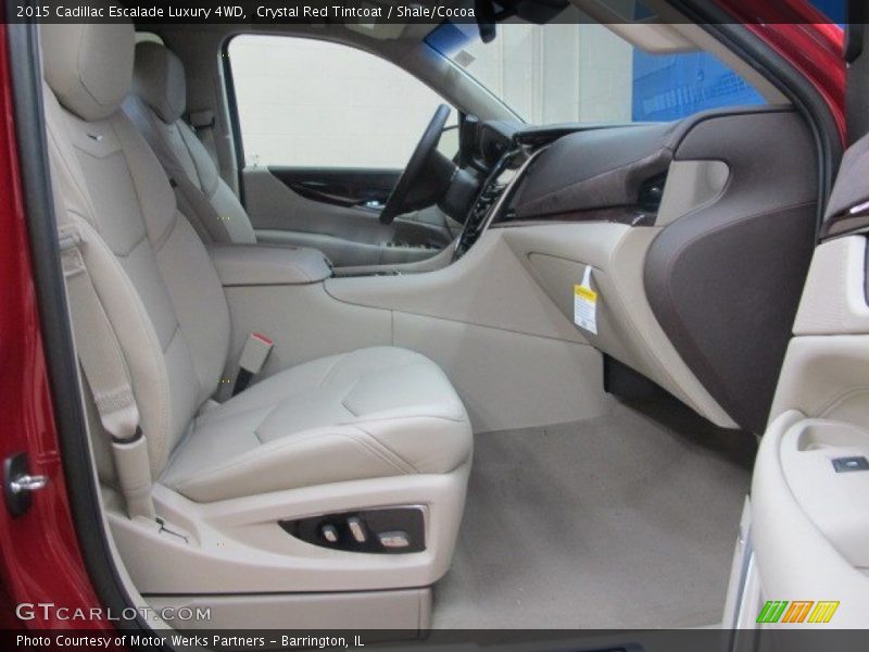 Crystal Red Tintcoat / Shale/Cocoa 2015 Cadillac Escalade Luxury 4WD