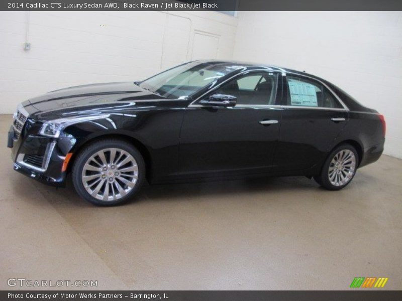 Black Raven / Jet Black/Jet Black 2014 Cadillac CTS Luxury Sedan AWD
