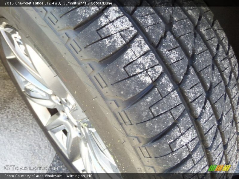 Summit White / Cocoa/Dune 2015 Chevrolet Tahoe LTZ 4WD