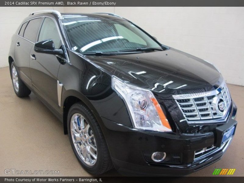 Black Raven / Ebony/Ebony 2014 Cadillac SRX Premium AWD