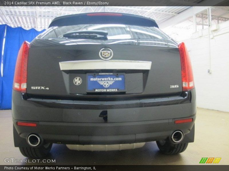 Black Raven / Ebony/Ebony 2014 Cadillac SRX Premium AWD