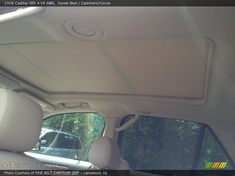 Sunset Blue / Cashmere/Cocoa 2008 Cadillac SRX 4 V6 AWD