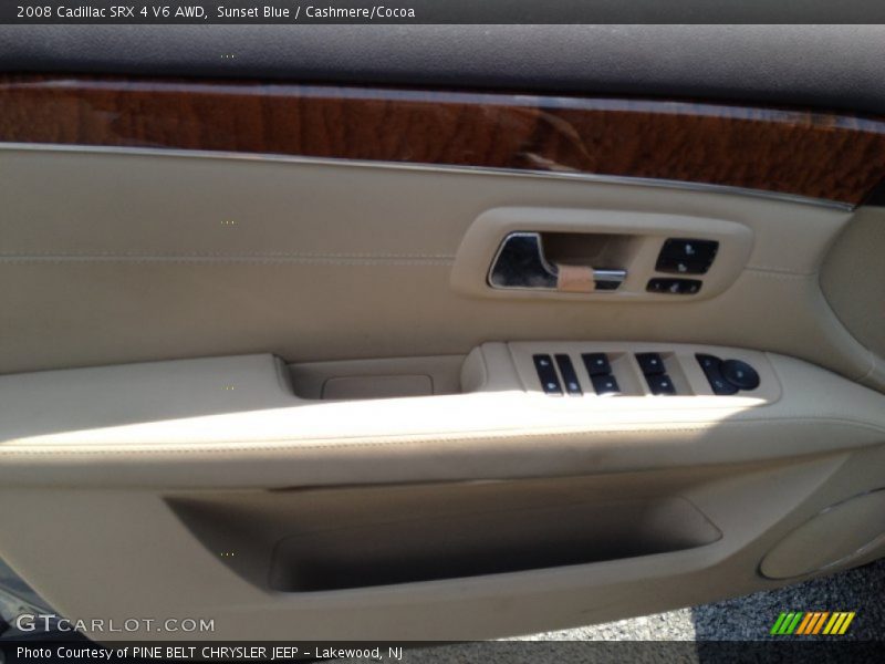 Sunset Blue / Cashmere/Cocoa 2008 Cadillac SRX 4 V6 AWD