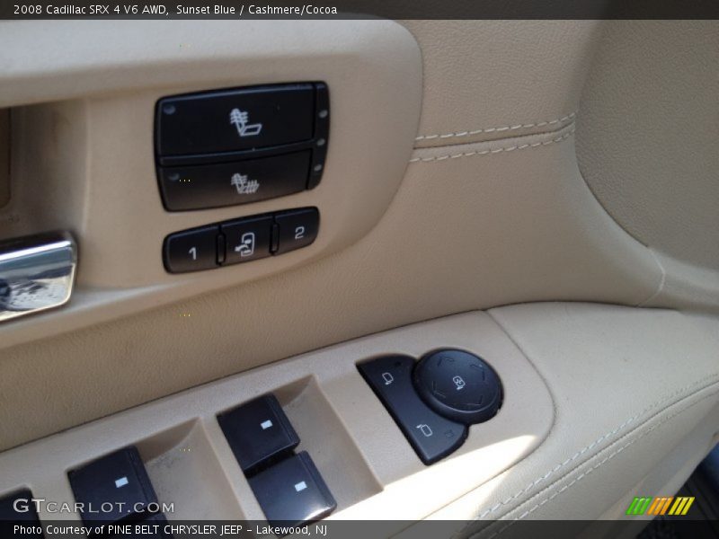 Sunset Blue / Cashmere/Cocoa 2008 Cadillac SRX 4 V6 AWD