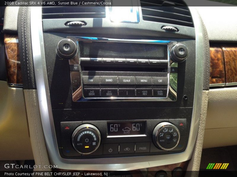 Sunset Blue / Cashmere/Cocoa 2008 Cadillac SRX 4 V6 AWD