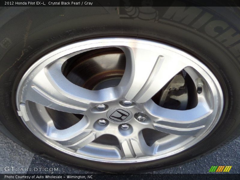 Crystal Black Pearl / Gray 2012 Honda Pilot EX-L