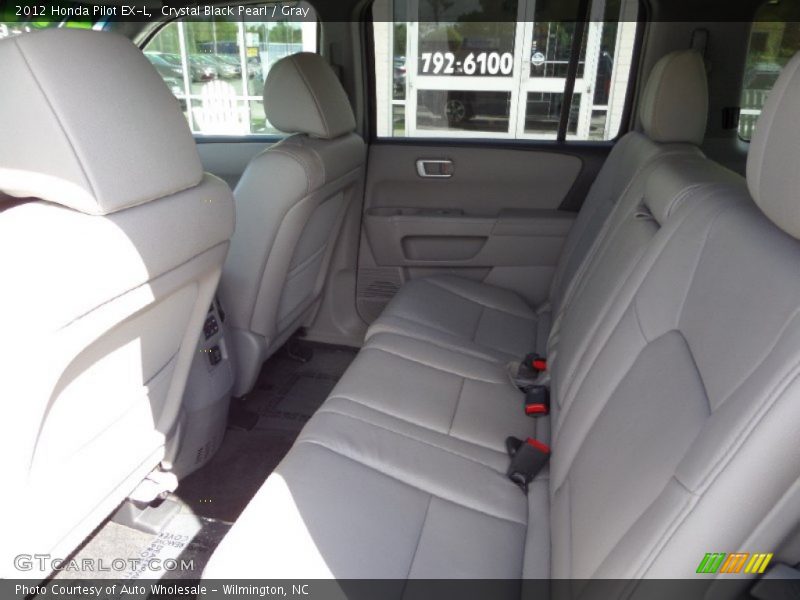 Crystal Black Pearl / Gray 2012 Honda Pilot EX-L