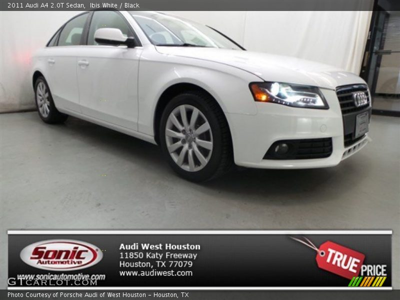 Ibis White / Black 2011 Audi A4 2.0T Sedan