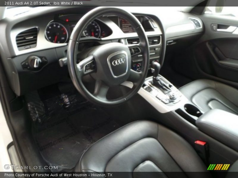 Ibis White / Black 2011 Audi A4 2.0T Sedan