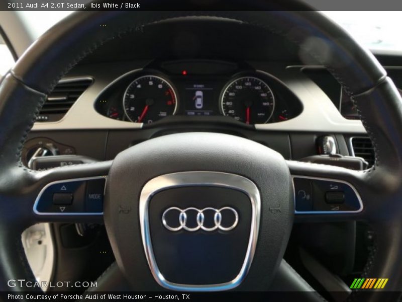 Ibis White / Black 2011 Audi A4 2.0T Sedan