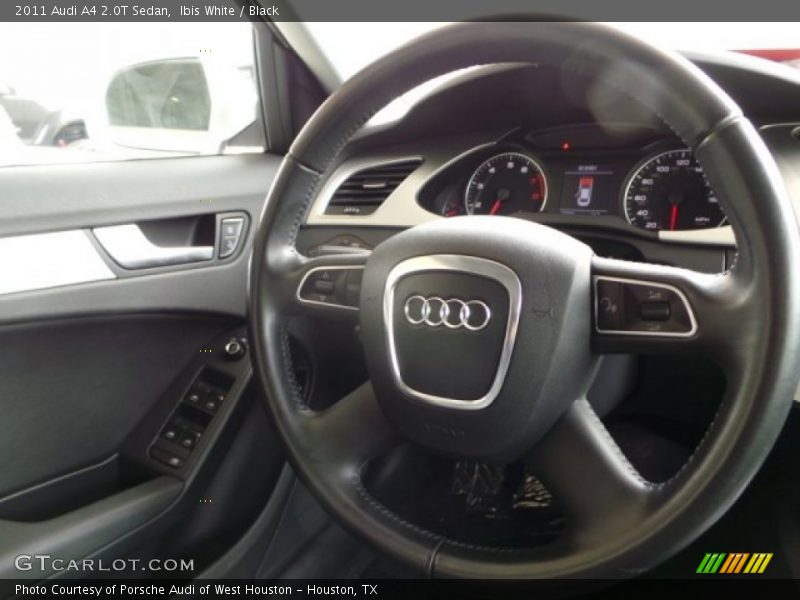 Ibis White / Black 2011 Audi A4 2.0T Sedan