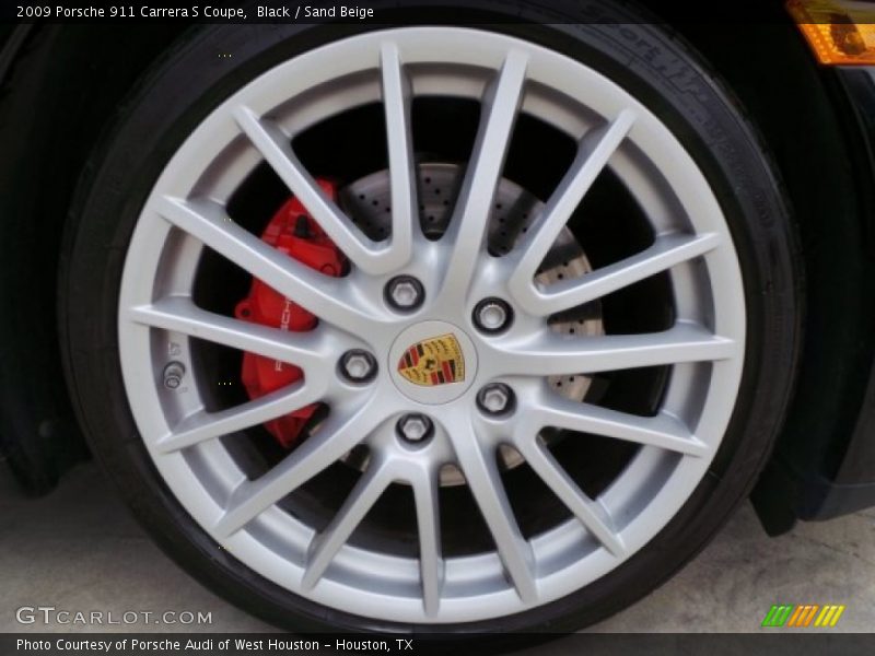 Black / Sand Beige 2009 Porsche 911 Carrera S Coupe
