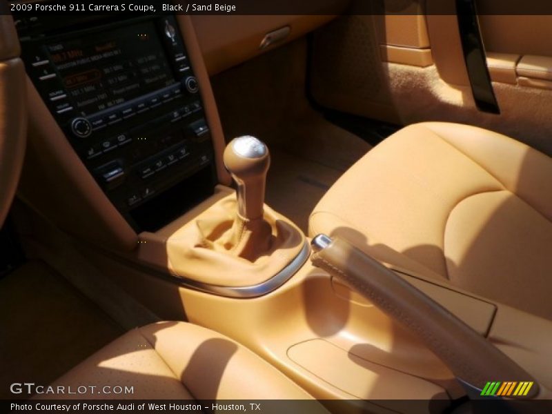Black / Sand Beige 2009 Porsche 911 Carrera S Coupe