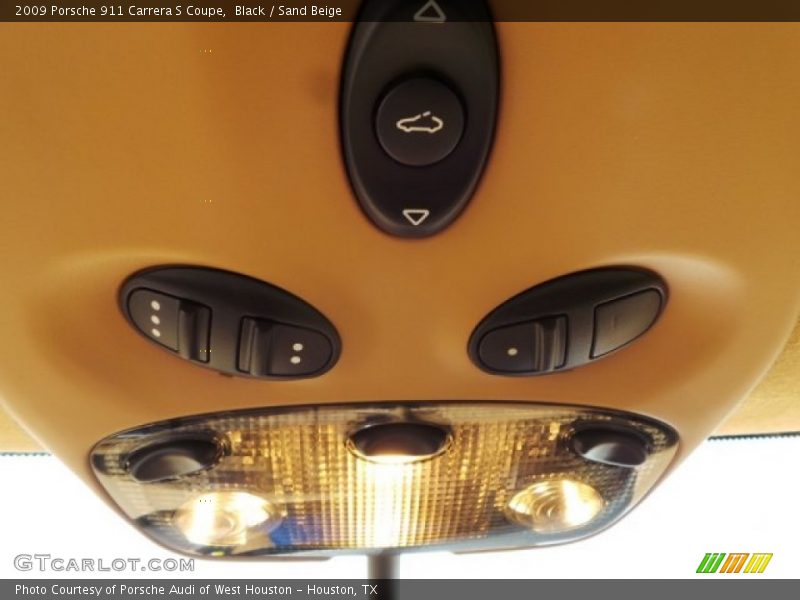 Black / Sand Beige 2009 Porsche 911 Carrera S Coupe