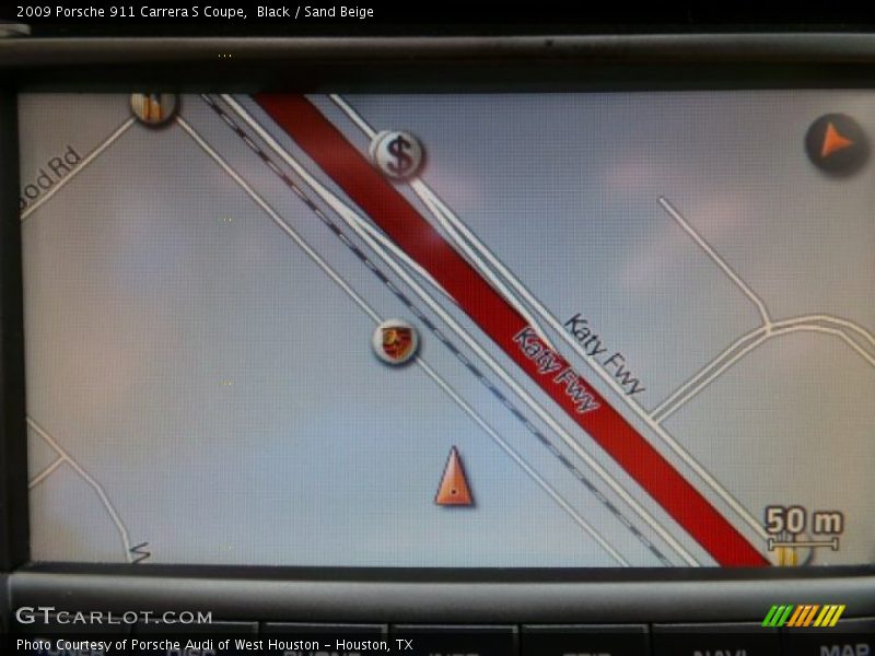 Black / Sand Beige 2009 Porsche 911 Carrera S Coupe