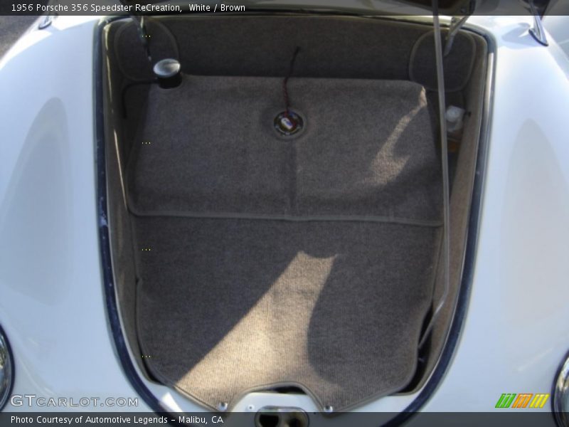 White / Brown 1956 Porsche 356 Speedster ReCreation