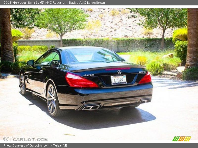 Black / AMG Beige/Brown 2013 Mercedes-Benz SL 65 AMG Roadster